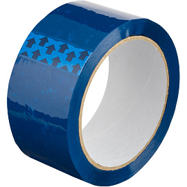Клейкая лента упаковочная 48 мм х 66 м 45 мкм синяя (6 штуки в упаковке)
