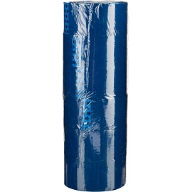 Клейкая лента упаковочная 48 мм х 66 м 45 мкм синяя (6 штуки в упаковке)