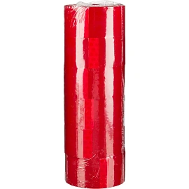 Клейкая лента упаковочная 48 мм х 66 м 45 мкм красная (6 штуки в упаковке)