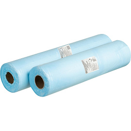 Простыня одноразовая Ньюфарм нестерильная с перфорацией 200x70 см голубая 20 г/кв.м (100 штук в рулоне)