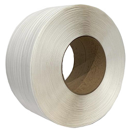 Стреппинг лента полипропиленовая белая 15x0.8 мм длина 2000 м