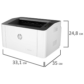 Принтер лазерный HP Laser 107a RU (4ZB77A)