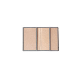 Обложка для паспорта Кожевенная Мануфактура Самолетик искусственная кожа серая (Op5011210)