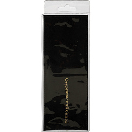 Обложка для студенческого Кожевенная Мануфактура натуральная кожа черная (St0640703)