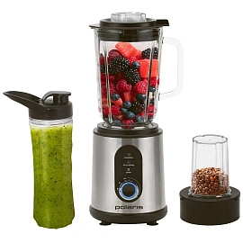 Блендер настольный POLARIS PTB 1834G, металлик