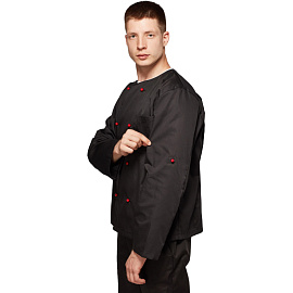 Китель у23-КУ плюс мужской черный (размер 44-46, рост 170-176) фото Китель у23-КУ плюс мужской черный (размер 44-46, рост 170-176)