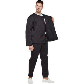 Китель у23-КУ плюс мужской черный (размер 44-46, рост 170-176) фото Китель у23-КУ плюс мужской черный (размер 44-46, рост 170-176)