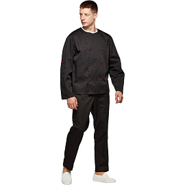 Китель у23-КУ плюс мужской черный (размер 64-66, рост 170-176) фото Китель у23-КУ плюс мужской черный (размер 64-66, рост 170-176)