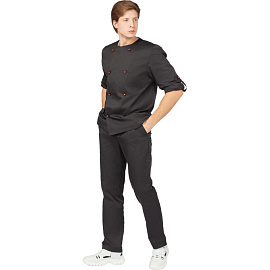 Китель у23-КУ плюс мужской черный (размер 56-58, рост 182-188) фото Китель у23-КУ плюс мужской черный (размер 56-58, рост 182-188)