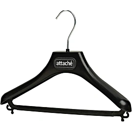 Вешалка-плечики анатомическая Attache С022 черная (размер 42-44) фото Вешалка-плечики анатомическая Attache С022 черная (размер 42-44)