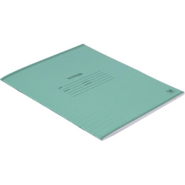 Тетрадь школьная А5, 18л линия, Выбор есть зеленый 20шт/уп