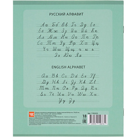 Тетрадь школьная А5, 18л линия, Выбор есть зеленый 20шт/уп