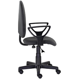 Кресло офисное Prestige O серое (ткань, пластик)