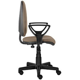 Кресло офисное Prestige O бежевое (ткань, пластик)