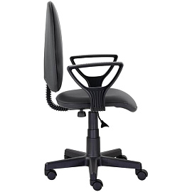 Кресло офисное Prestige O черное (искусственная кожа, пластик)