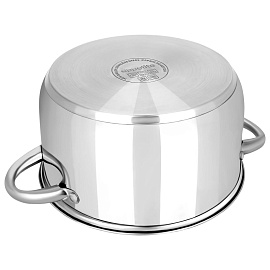 Кастрюля Appetite Greta 2.5 л нержавеющая сталь с крышкой