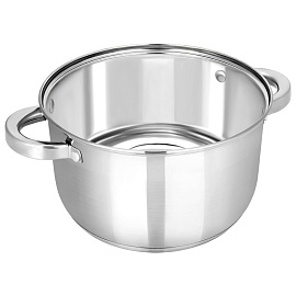 Кастрюля Appetite Rondy 3.9 л нержавеющая сталь с крышкой