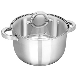 Кастрюля Appetite 5 л нержавеющая сталь с крышкой