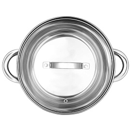 Кастрюля Appetite 5 л нержавеющая сталь с крышкой