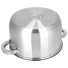 Кастрюля Appetite 5 л нержавеющая сталь с крышкой