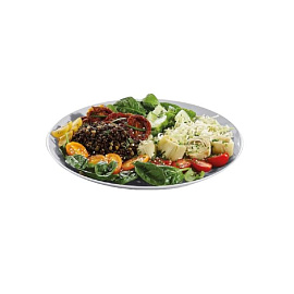 Тарелка обеденная Luminarc Diwali Granit стекло 25 см светло-серая