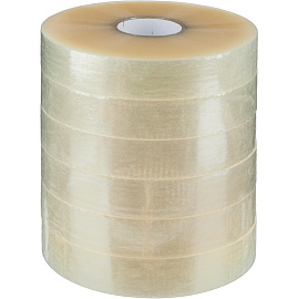 Клейкая лента упаковочная 48ммх990м 43мкм, прозрачная (6 штук в упаковке)