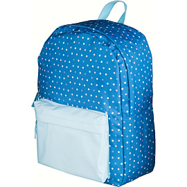 Рюкзак Комус Класс (№1 School) SMPL Горошек 18 л синий