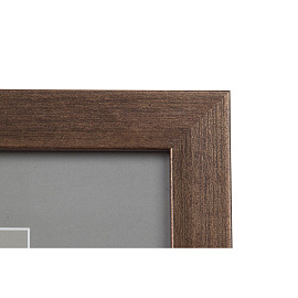 Рамка А4 21x30 см пластиковый багет 15 мм коричневая