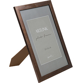 Рамка А4 21x30 см пластиковый багет 15 мм коричневая