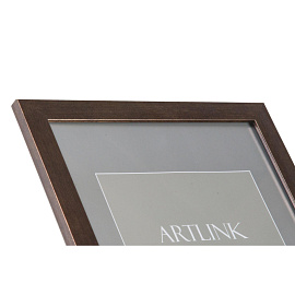 Рамка А4 21x30 см пластиковый багет 15 мм коричневая