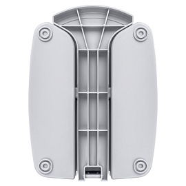 Ведро мусорное 7 л пластик с педалью с крышкой серое (28x23.5x19.5 см)