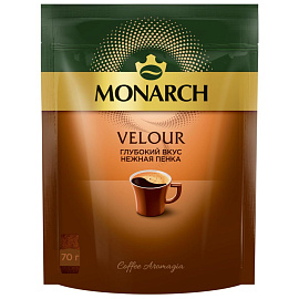 Кофе растворимый Monarch Velour 70 г (пакет)