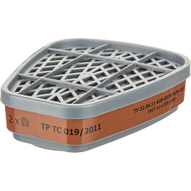 Фильтр противогазовый PHSV 92012 А2 с угольным слоем (2 штуки в упаковке)