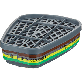 Фильтр противогазовый PHSV 92001 A1B1E1K1 с угольным слоем (2 штуки в упаковке)