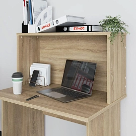 Надставка настольная Комус Мебель Easy to lead Easy One (дуб сонома, 1200х300х472 мм)