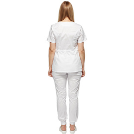 Костюм медицинский женский м24 КБР белый (размер 42, рост 158-164) фото Костюм медицинский женский м24 КБР белый (размер 42, рост 158-164)