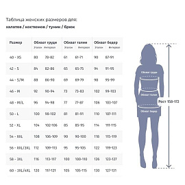 Костюм медицинский женский м24-КБР белый (размер 50, рост 158-164)