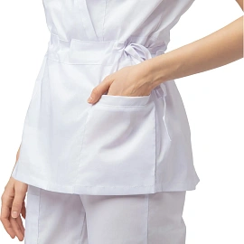 Костюм медицинский женский м24-КБР белый (размер 56, рост 158-164)