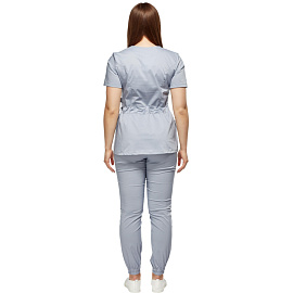 Костюм медицинский женский м24-КБР серый (размер 50, рост 158-164) фото Костюм медицинский женский м24-КБР серый (размер 50, рост 158-164)