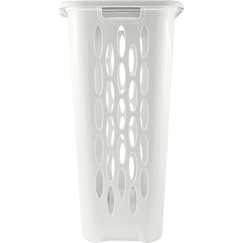 Корзина для белья Keeplex Light напольная из пластика прямоугольная белая