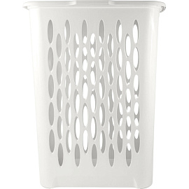 Корзина для белья Keeplex Light напольная из пластика прямоугольная белая
