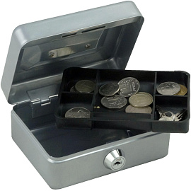 Кэшбокс Klesto MB-0 (металлик, 125х95х60 мм)