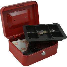 Кэшбокс Klesto MB-2 (красный, 200x160х90 мм)