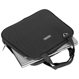 Сумка-папка деловая Polar чёрная жаккард