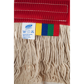 Насадка МОП для верёвочной швабры Luscan Professional хлопок 81x13 см бежевая