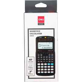 Калькулятор научный Deli ED991ES 12-разрядный 417 функций 172x83x18 мм (подходит для ЕГЭ)