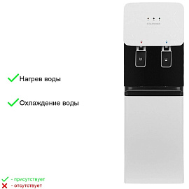 Кулер для воды Starwind SW-1003EW белый (нагрев и охлаждение)