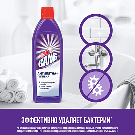 Средство для сантехники чистящее Cillit Антипятна+Гигиена 0.75 л для чистки ванн и душевых/для уборки туалета