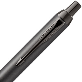 Ручка шариковая Parker IM Professionals Monochrome Titanium цвет чернил синий, цвет корпуса серый (артикул производителя 2172961) фото Ручка шариковая Parker IM Professionals Monochrome Titanium цвет чернил синий, цвет корпуса серый (артикул производителя 2172961)