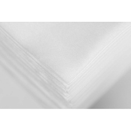 Салфетка одноразовая White line нестерильная в сложении 30x20 см (белая, 100 штук в упаковке)